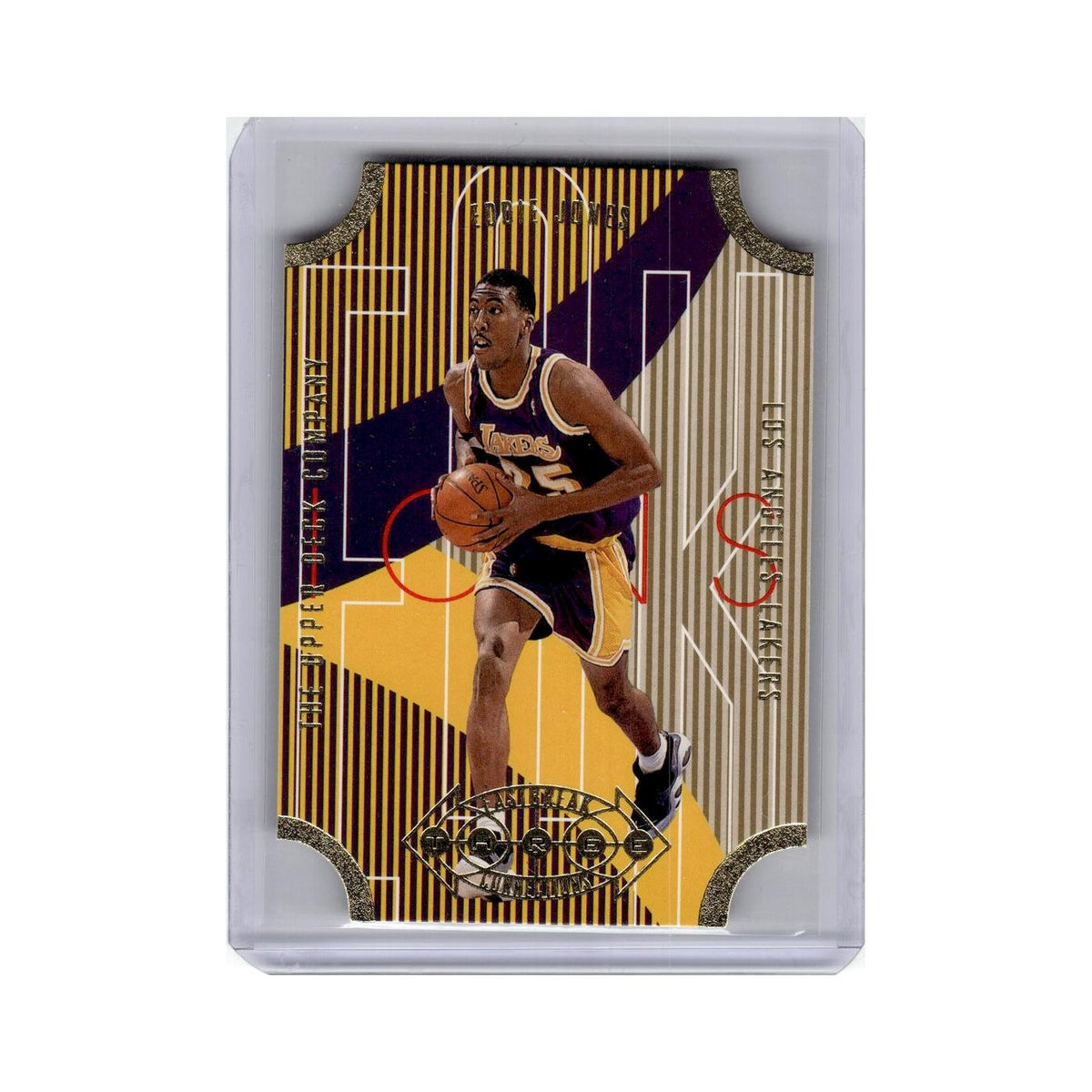 Eddie Jones 1996 Upper Deck Fastbreak #FB9 Los Angeles Lakers Basketball Card NM