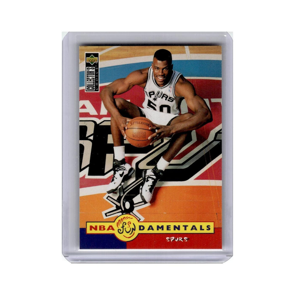 David Robinson 1996 Collector's Choice Fundamentals #189 San Antonio Spurs NM