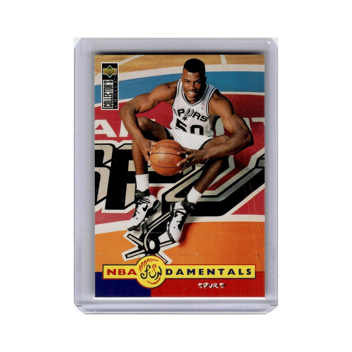 David Robinson 1996 Collector's Choice Fundamentals #189 San Antonio Spurs NM