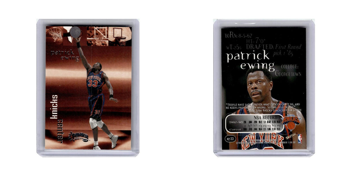 Patrick Ewing 1998 SkyBox Thunder #33 New York Knicks Basketball Card NM