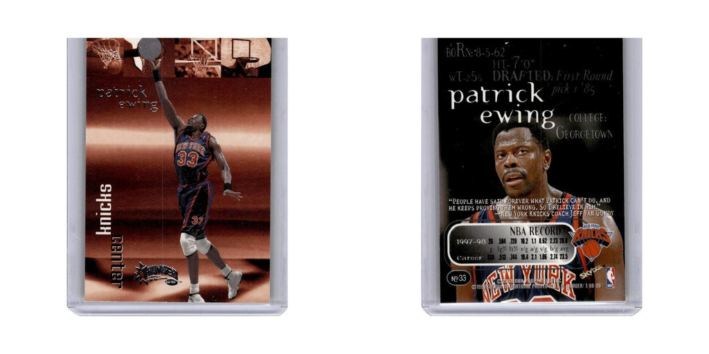Patrick Ewing 1998 SkyBox Thunder #33 New York Knicks Basketball Card NM