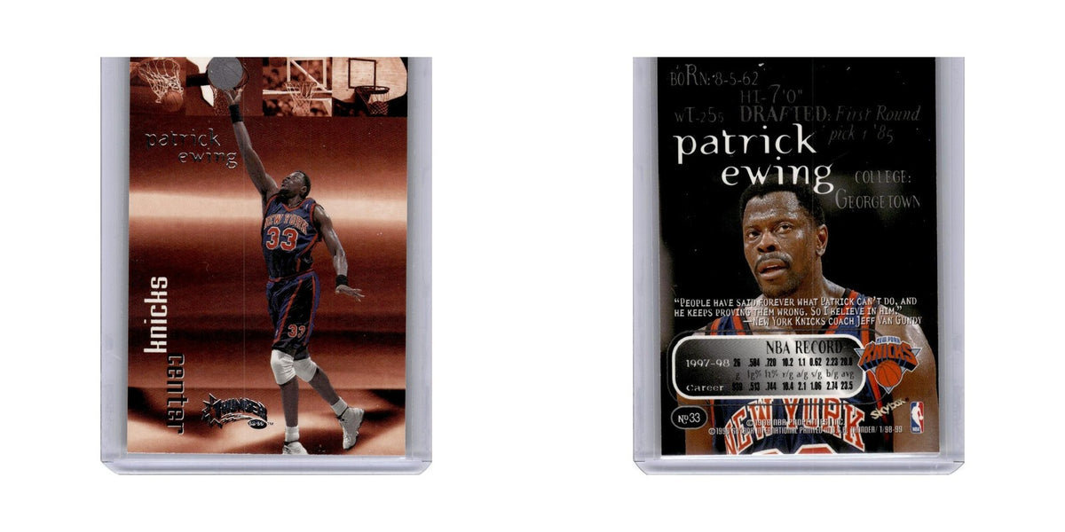 Patrick Ewing 1998 SkyBox Thunder #33 New York Knicks Basketball Card NM