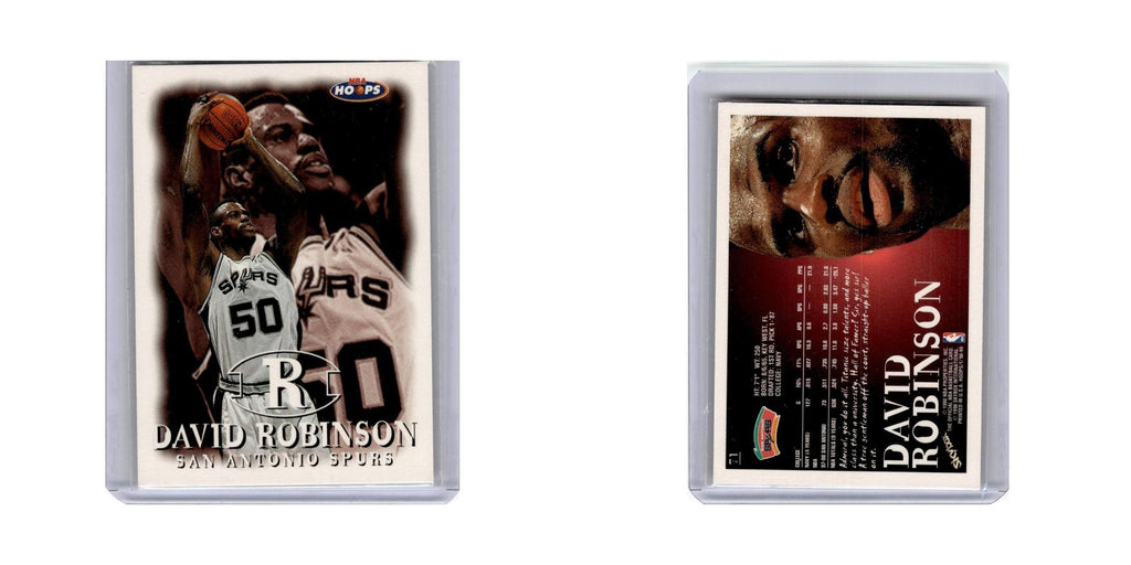 David Robinson 1998 NBA Hoops #71 San Antonio Spurs Basketball Card NM