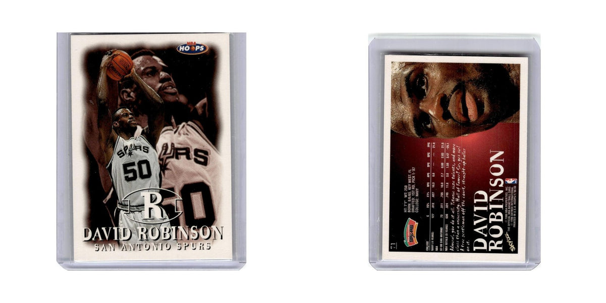 David Robinson 1998 NBA Hoops #71 San Antonio Spurs Basketball Card NM