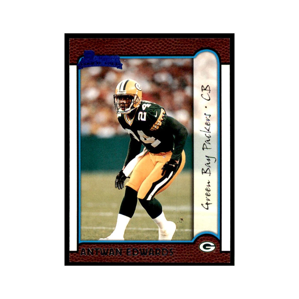 1999 Bowman Antuan Edwards RC Football Cards #198