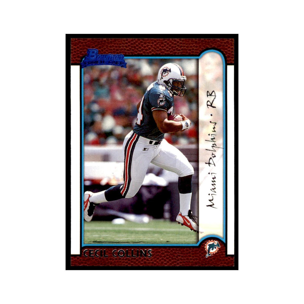 1999 Bowman Cecil Collins RC Football Cards #163