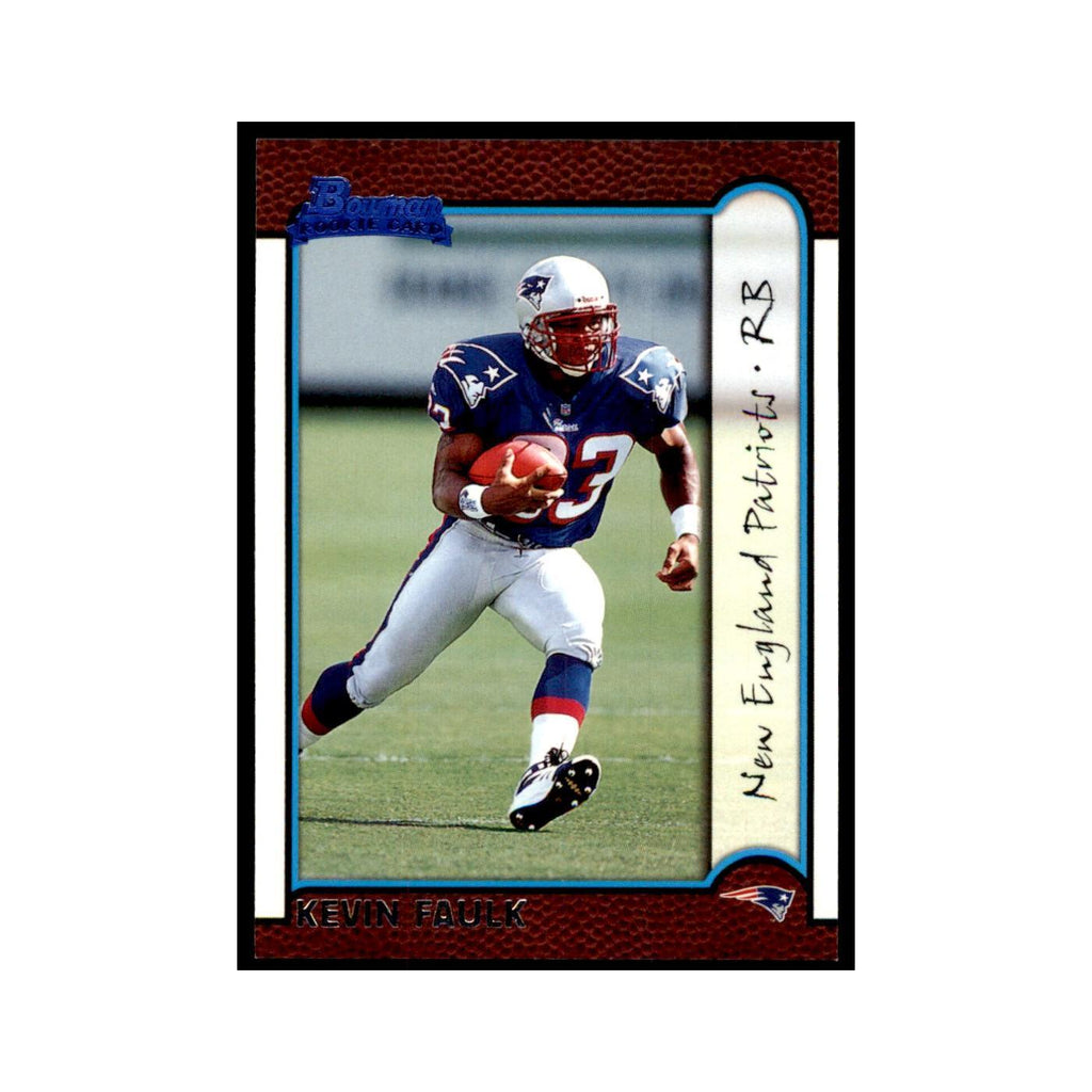 1999 Bowman Kevin Faulk RC Football Cards #167