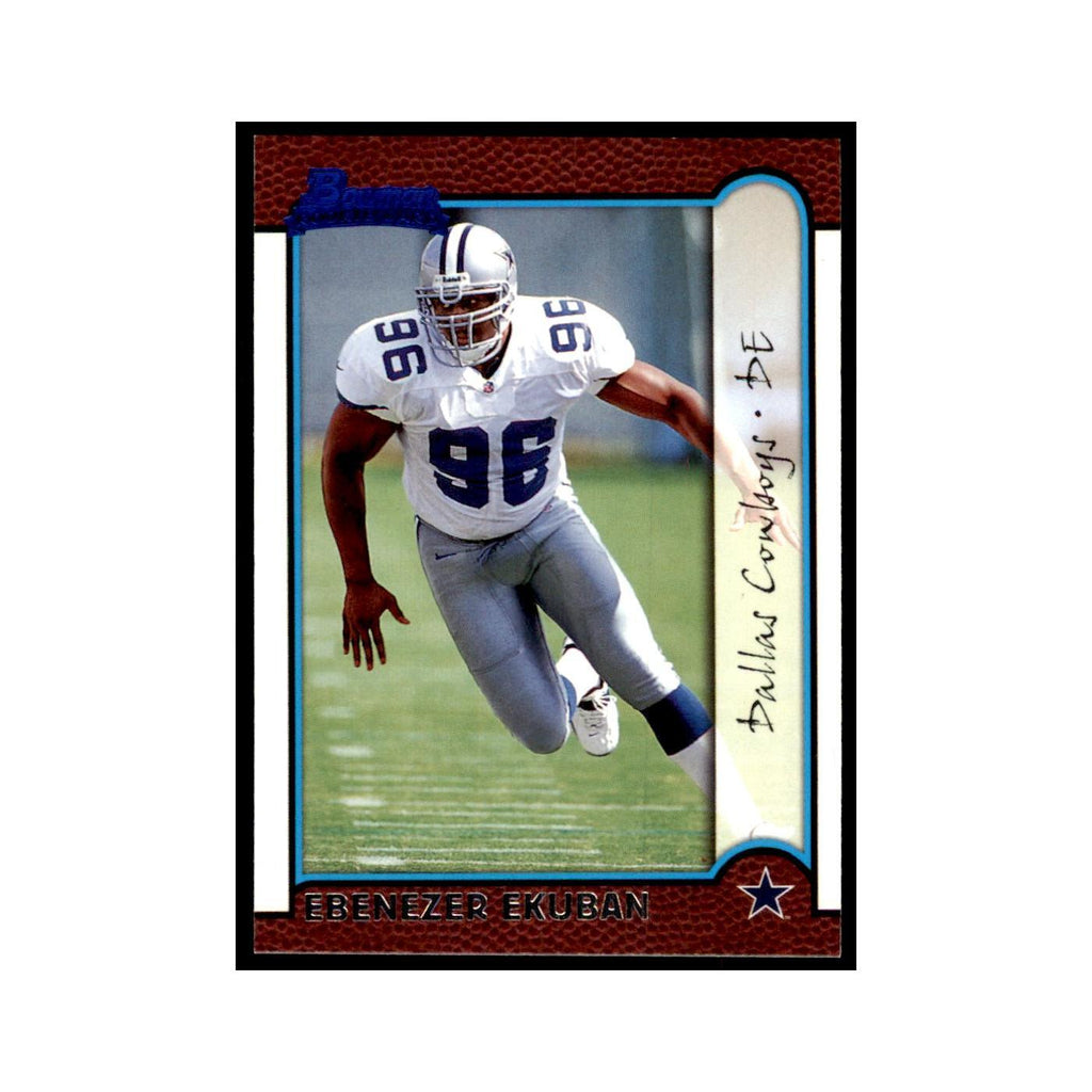 1999 Bowman Ebenezer Ekuban RC Football Cards #178
