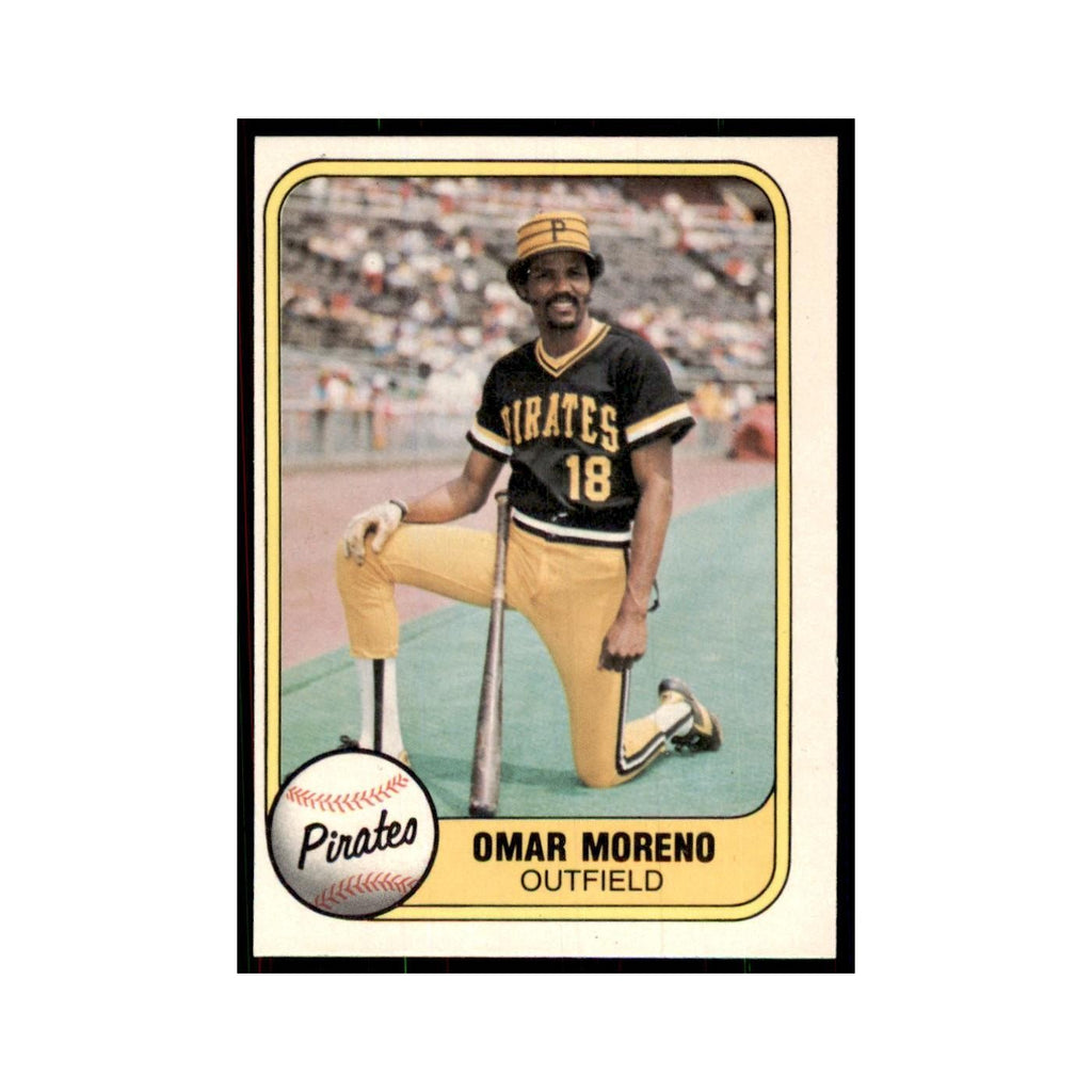 1981 Fleer Omar Moreno Baseball Cards #361