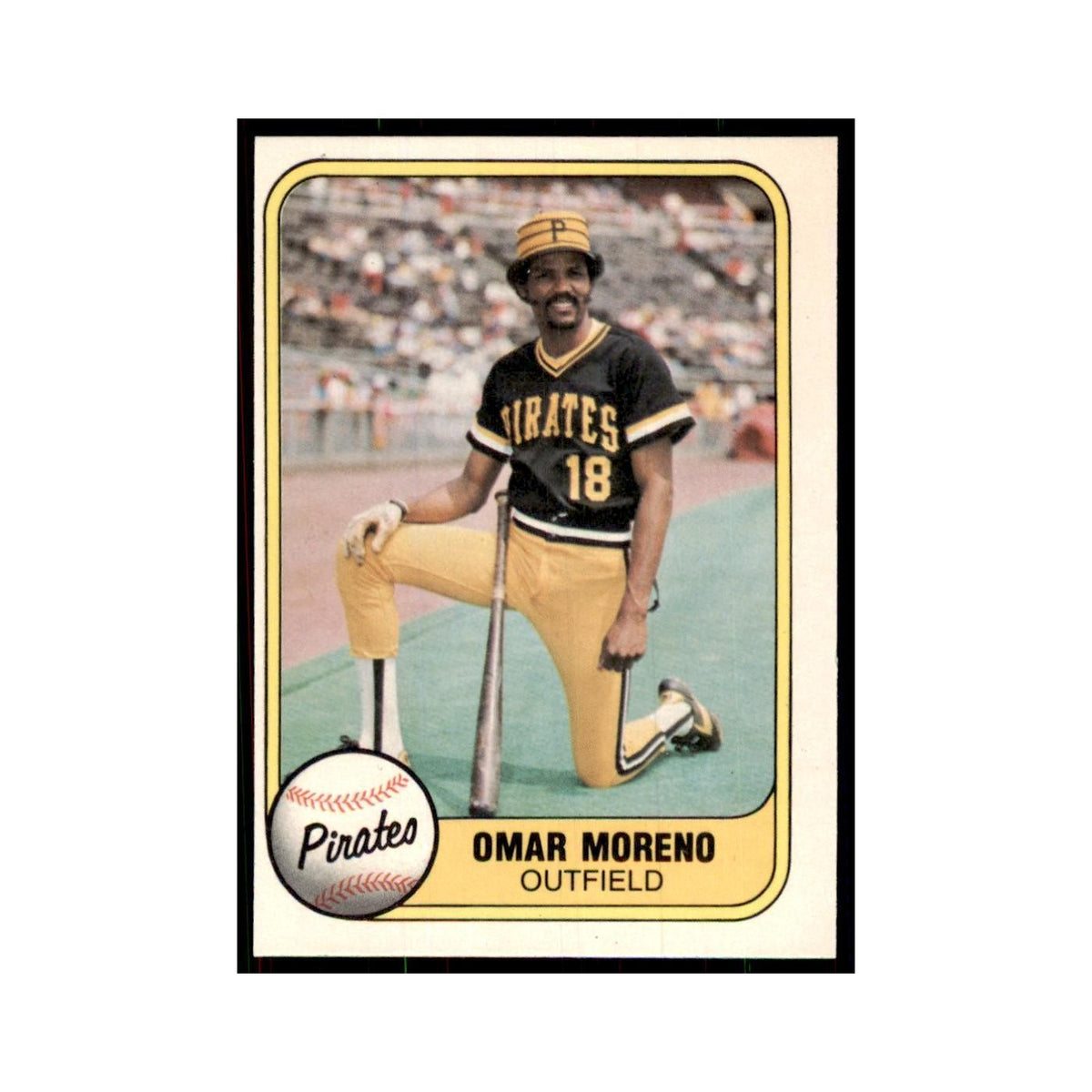 1981 Fleer Omar Moreno Baseball Cards #361