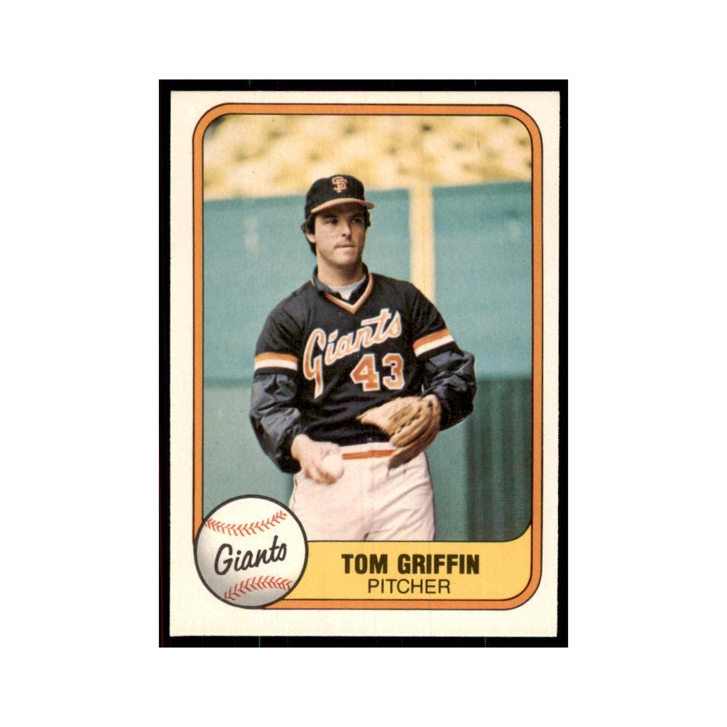 1981 Fleer Tom Griffin Baseball Cards #456