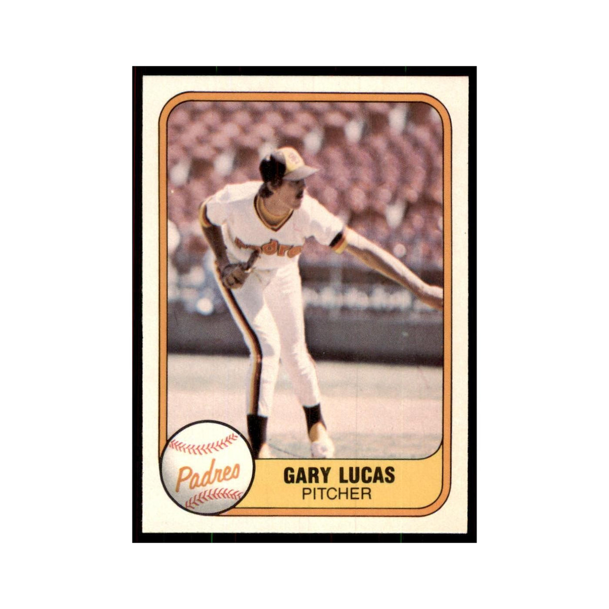 1981 Fleer Gary Lucas Baseball Cards #502
