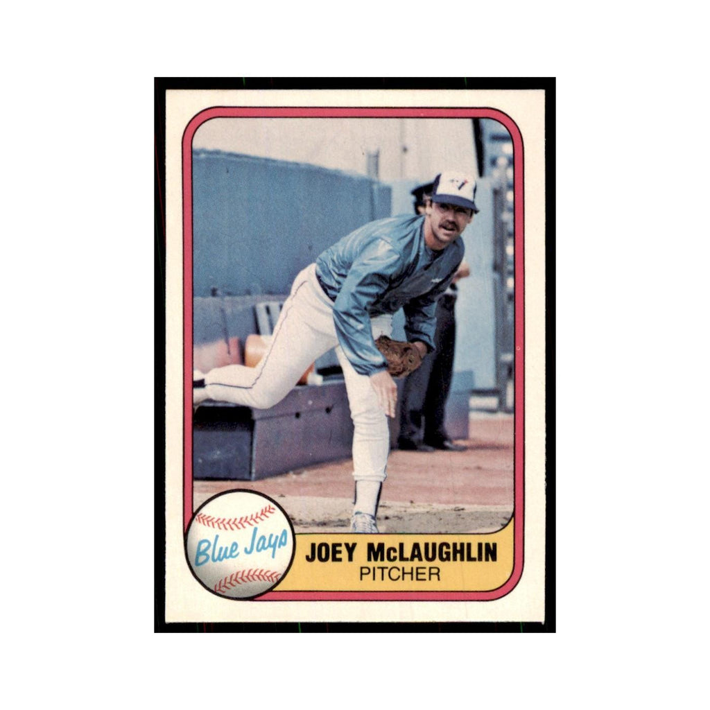 1981 Fleer Joey McLaughlin Baseball Cards #420