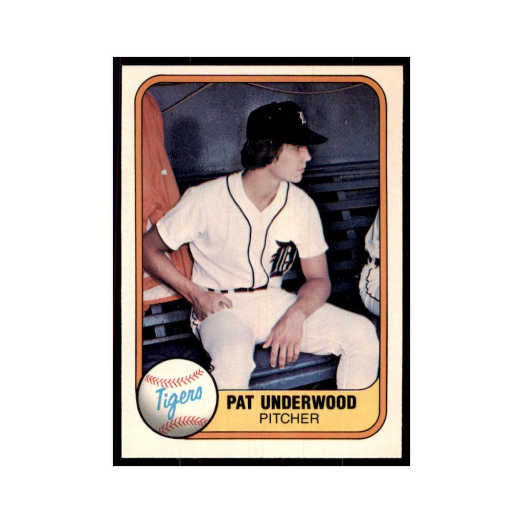 1981 Fleer Pat Underwood Baseball Cards #469