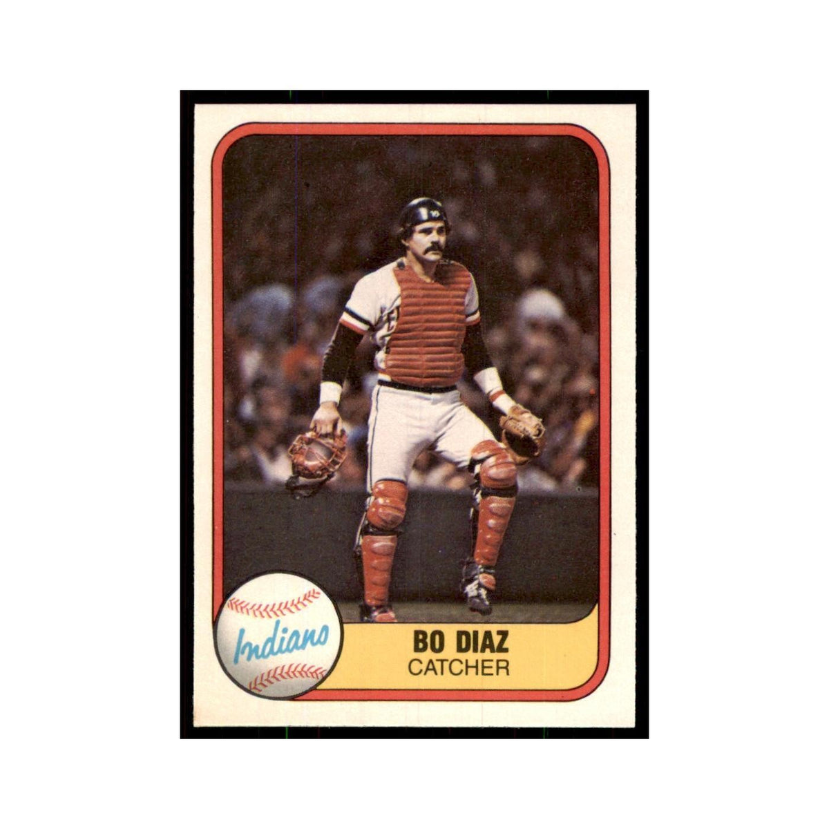 1981 Fleer Bo Diaz Baseball Cards #404