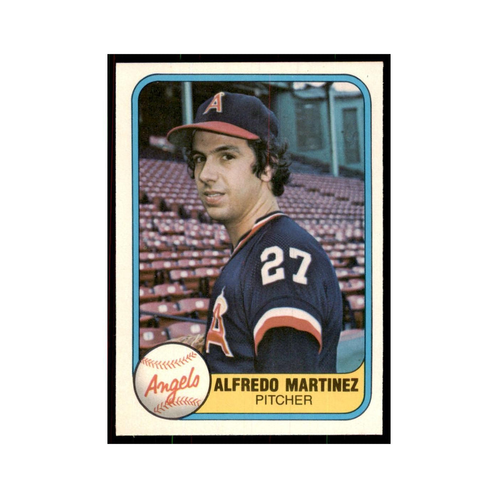 1981 Fleer Alfredo Martinez Baseball Cards #288