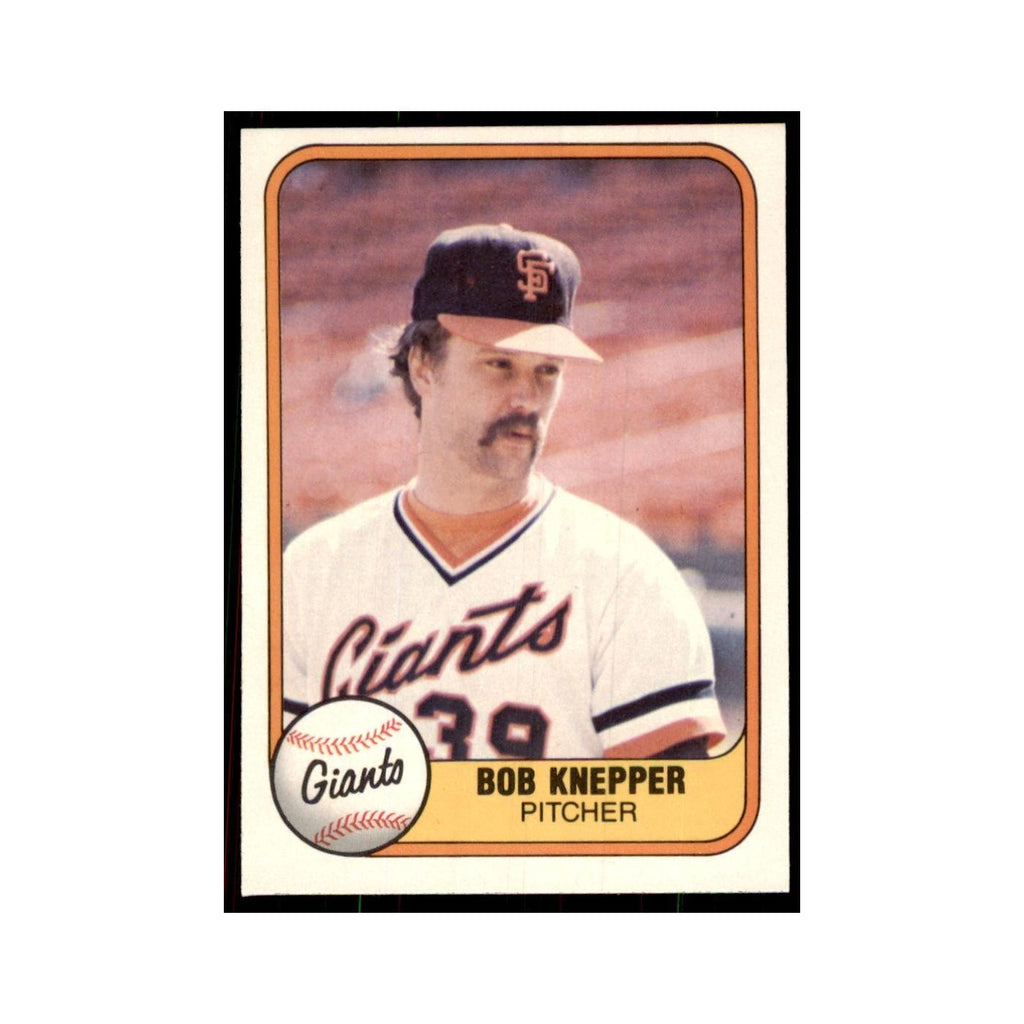 1981 Fleer Bob Knepper Baseball Cards #447