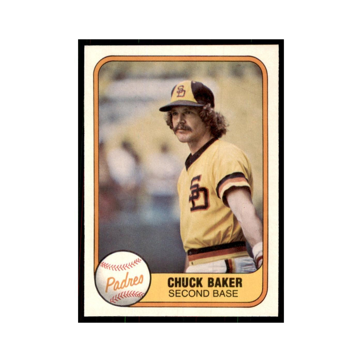 1981 Fleer Chuck Baker Baseball Cards #500