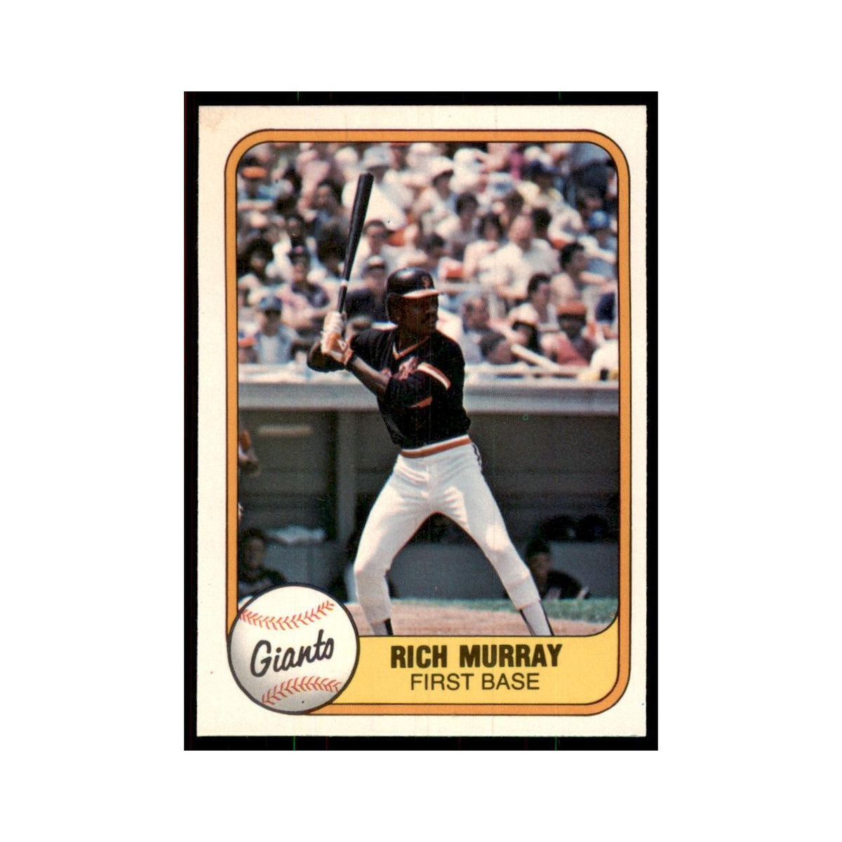1981 Fleer Rich Murray Baseball Cards #452
