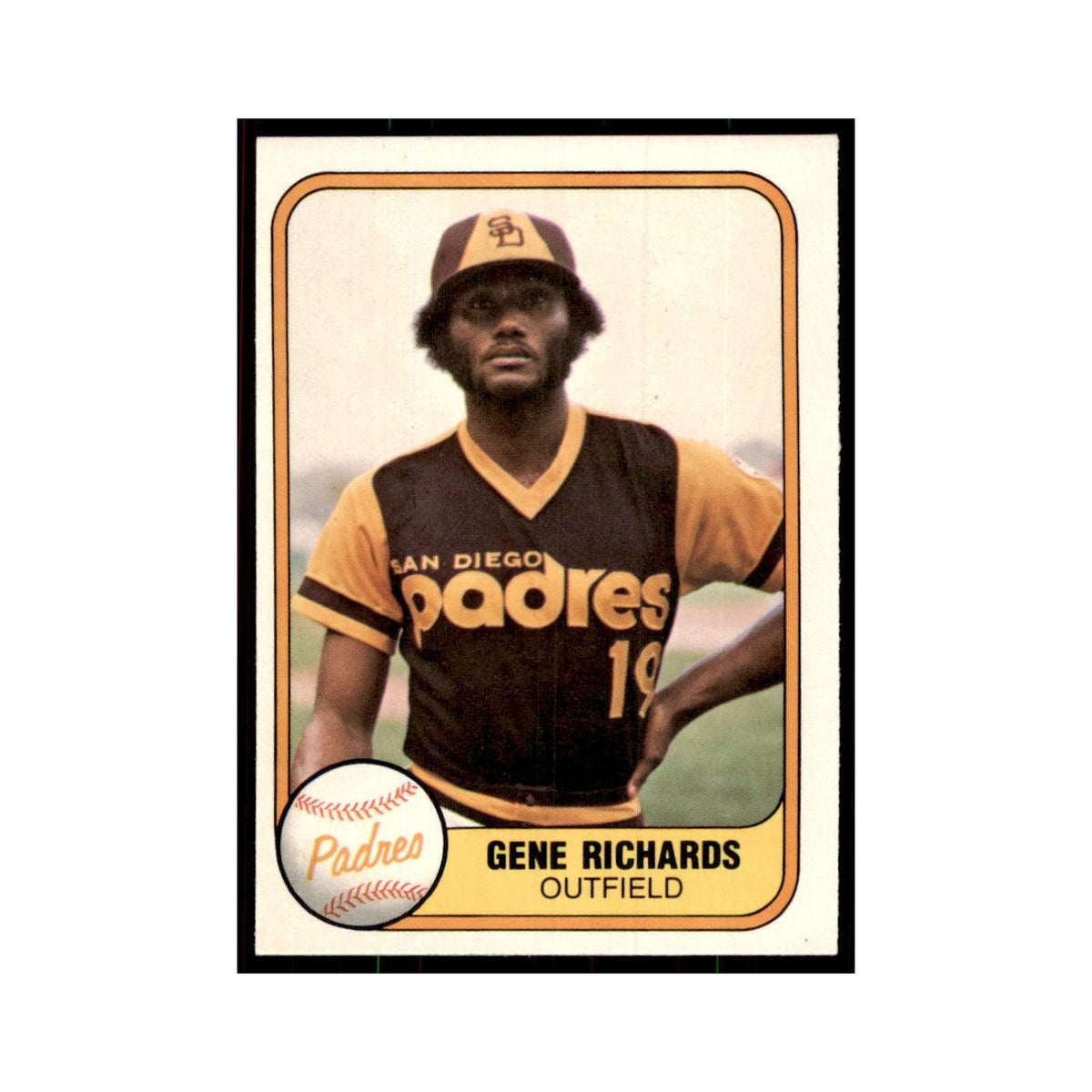 1981 Fleer Gene Richards Baseball Cards #486