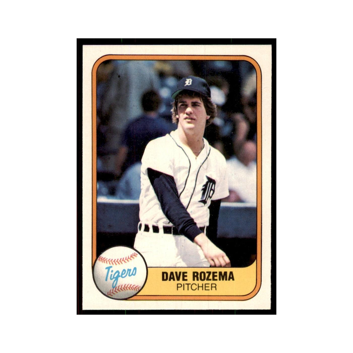 1981 Fleer Dave Rozema Baseball Cards #464