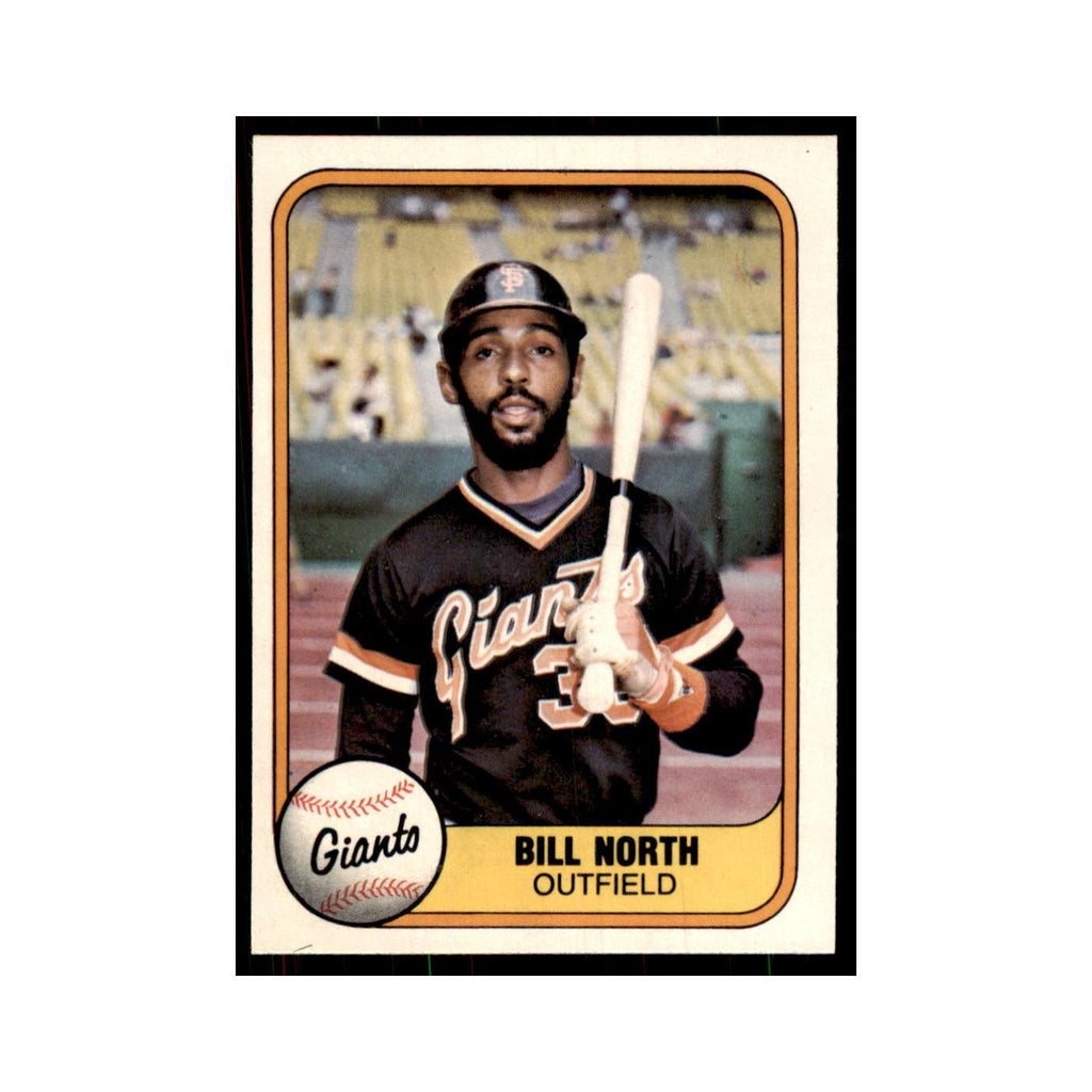 1981 Fleer Bill North Baseball Cards #441