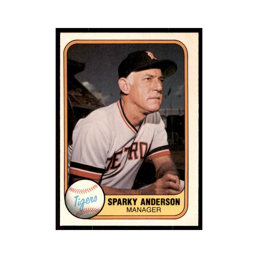 1981 Fleer Sparky Anderson Baseball Cards #460