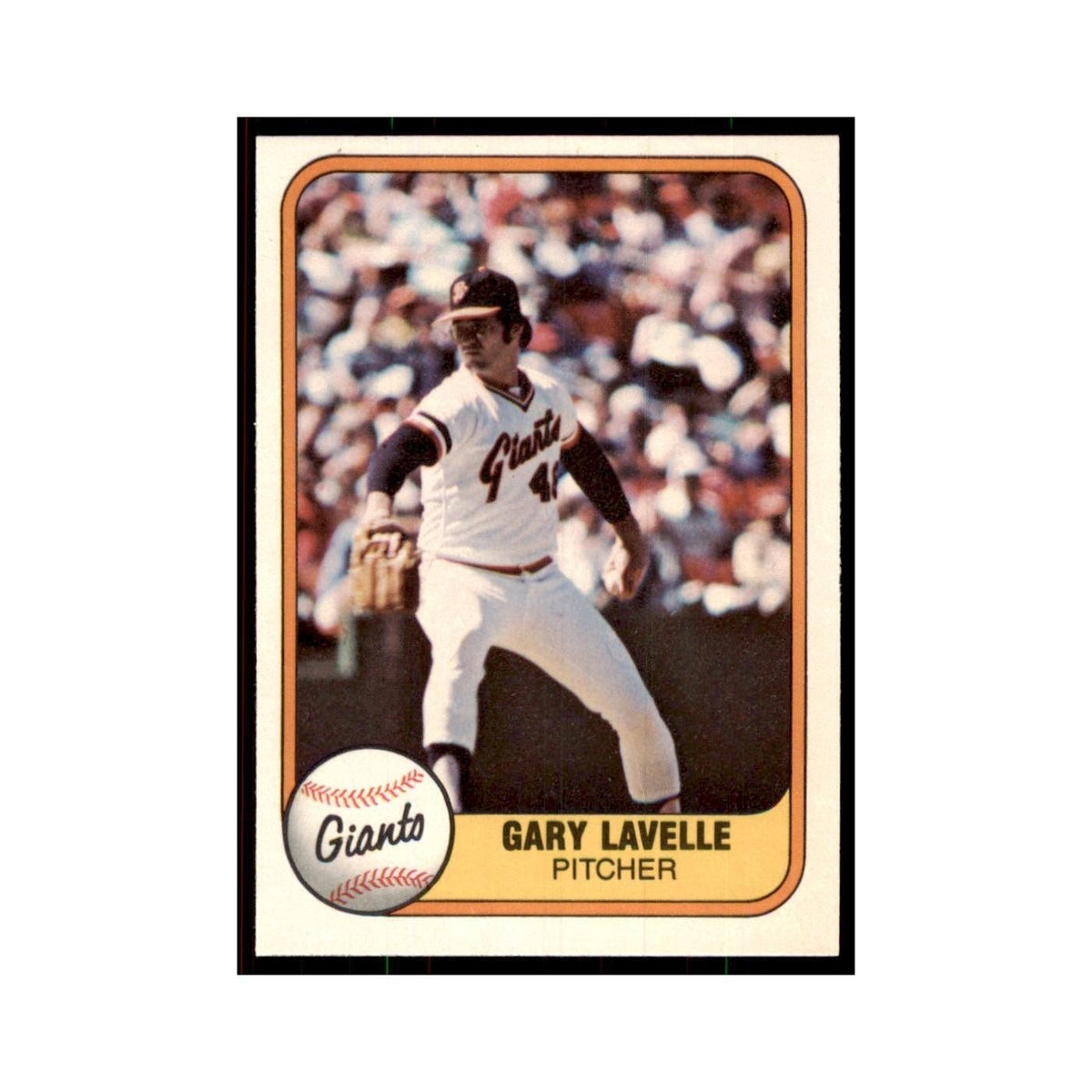1981 Fleer Gary Lavelle Baseball Cards #448