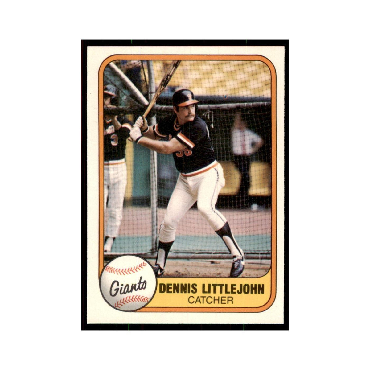 1981 Fleer Dennis Littlejohn Baseball Cards #455