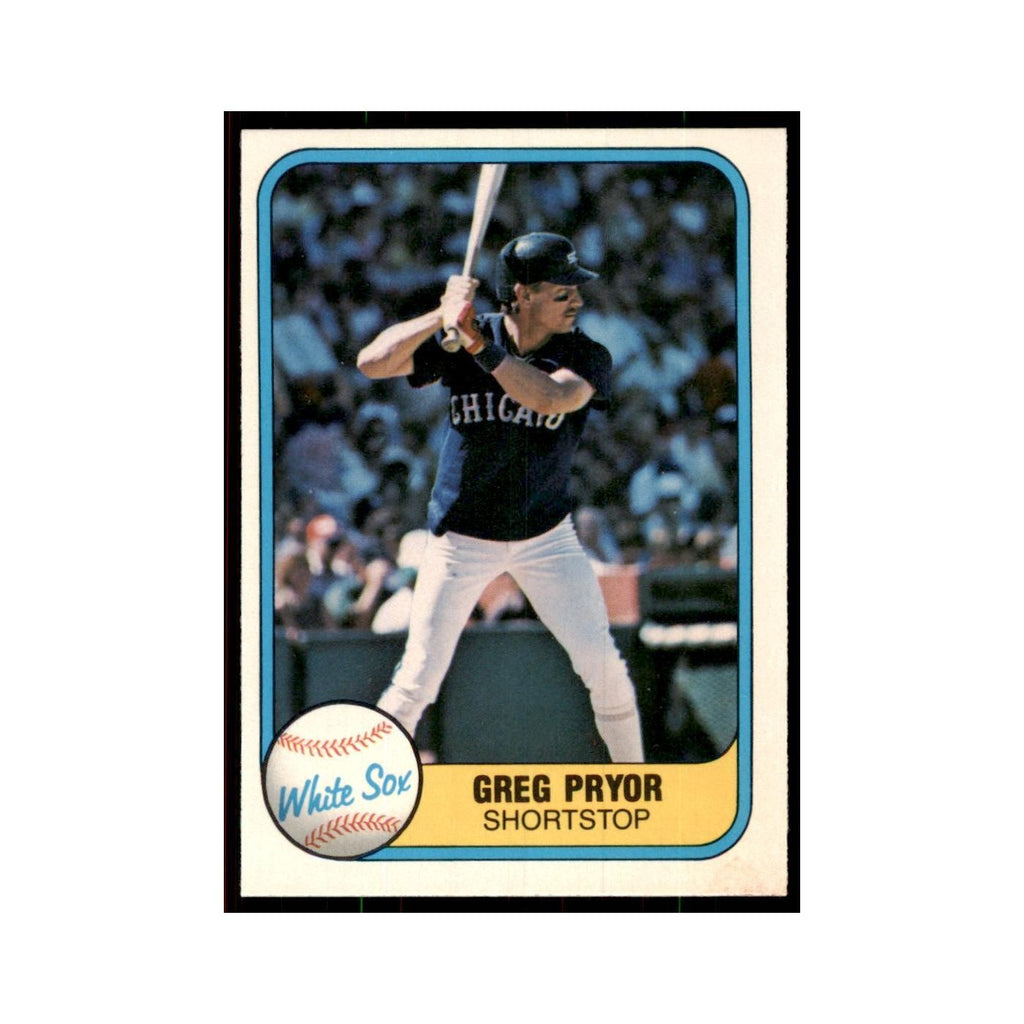 1981 Fleer Greg Pryor Baseball Cards #359