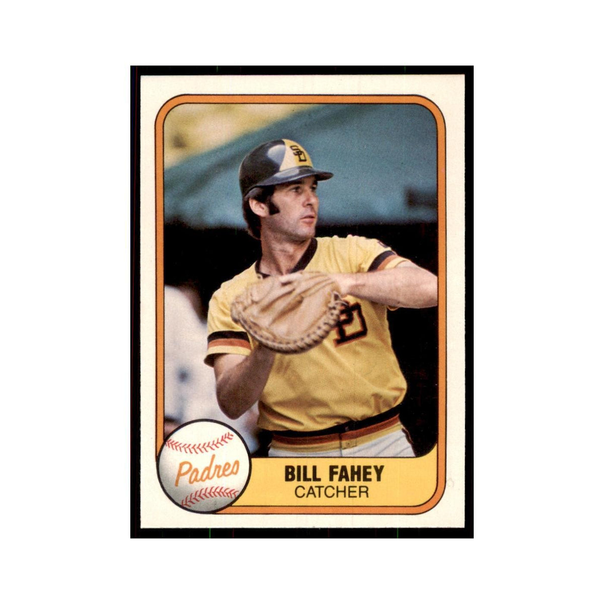 1981 Fleer Bill Fahey Baseball Cards #490