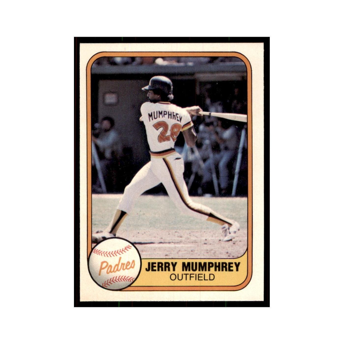 1981 Fleer Jerry Mumphrey Baseball Cards #494