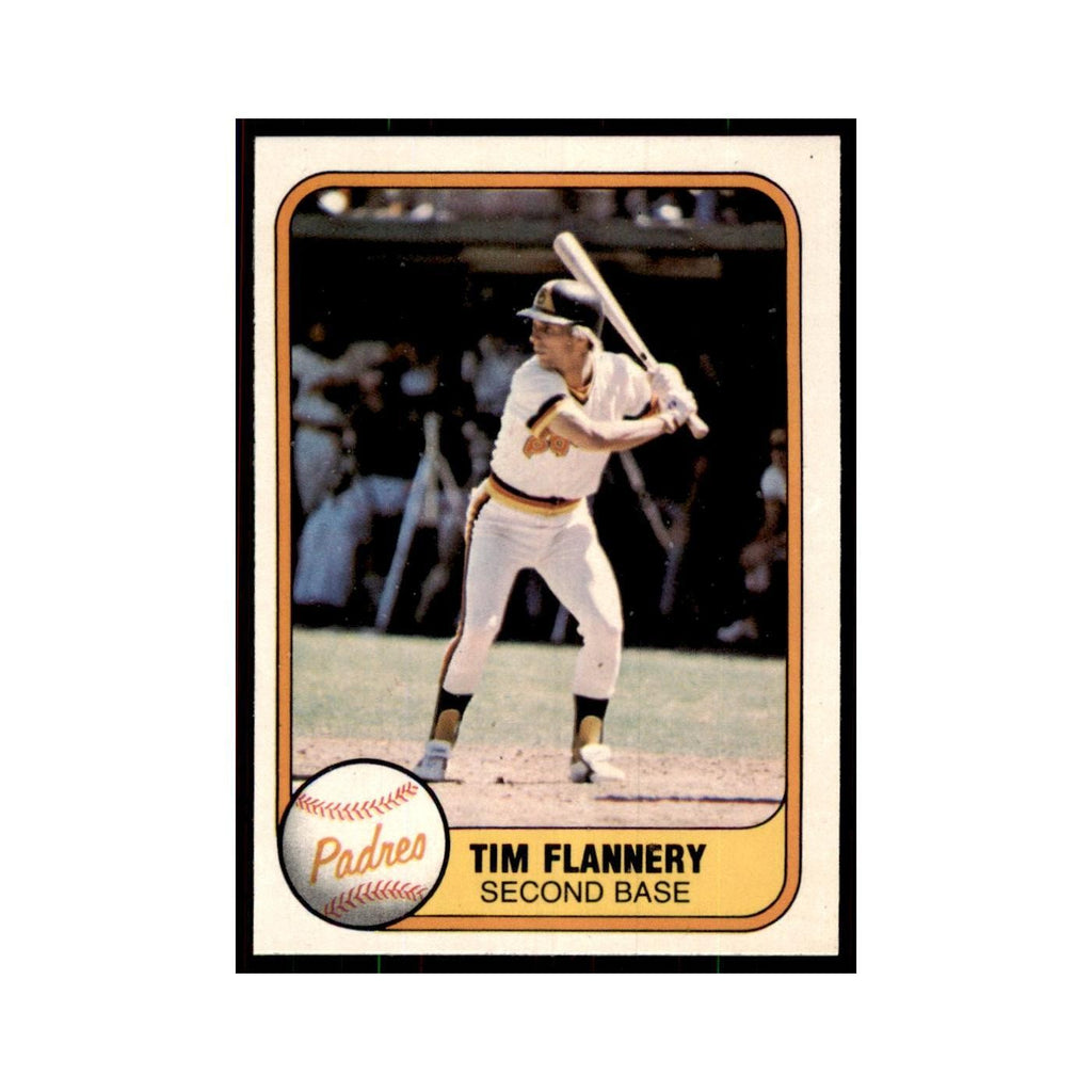 1981 Fleer Tim Flannery Baseball Cards #493