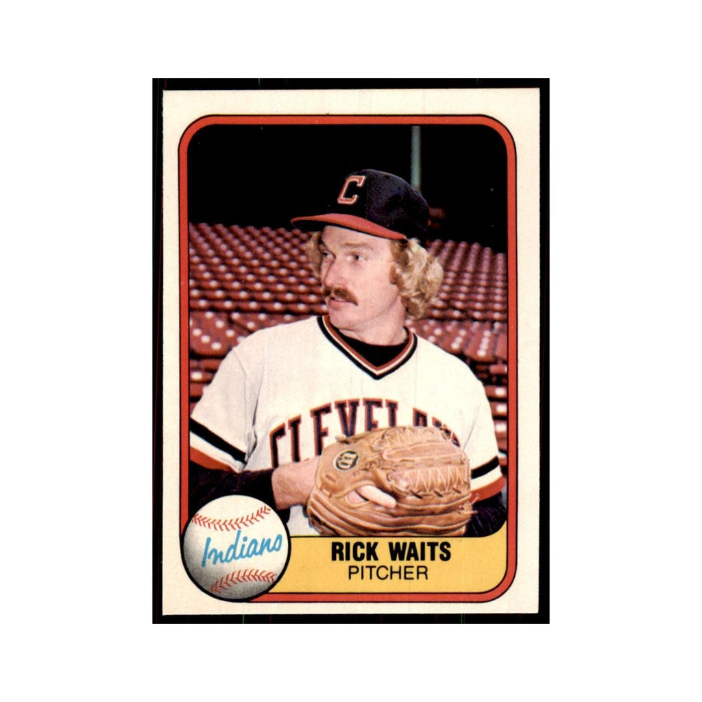 1981 Fleer Rick Waits Baseball Cards #396
