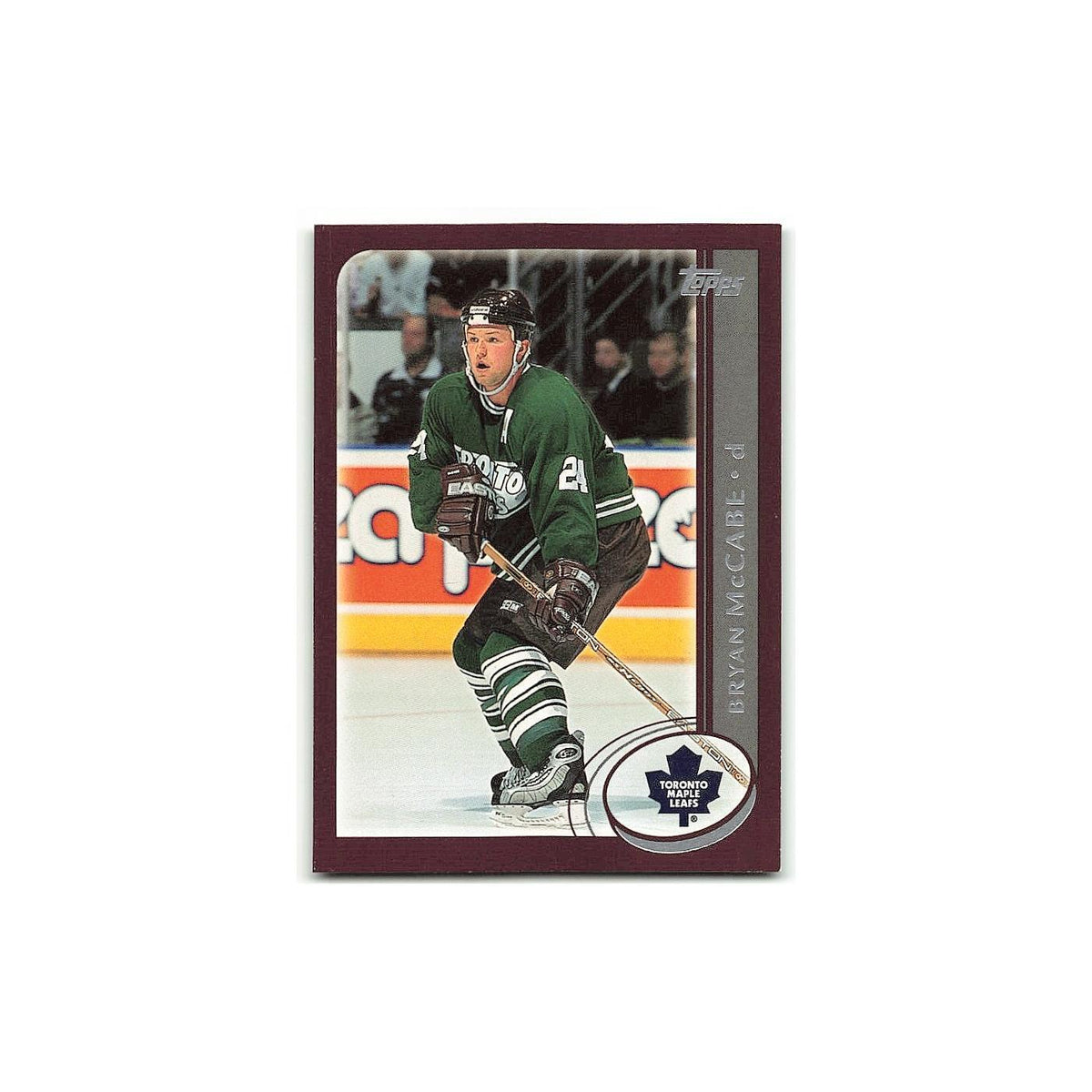 Bryan McCabe 2002 Topps #226 Toronto Maple Leafs Hockey Card NM