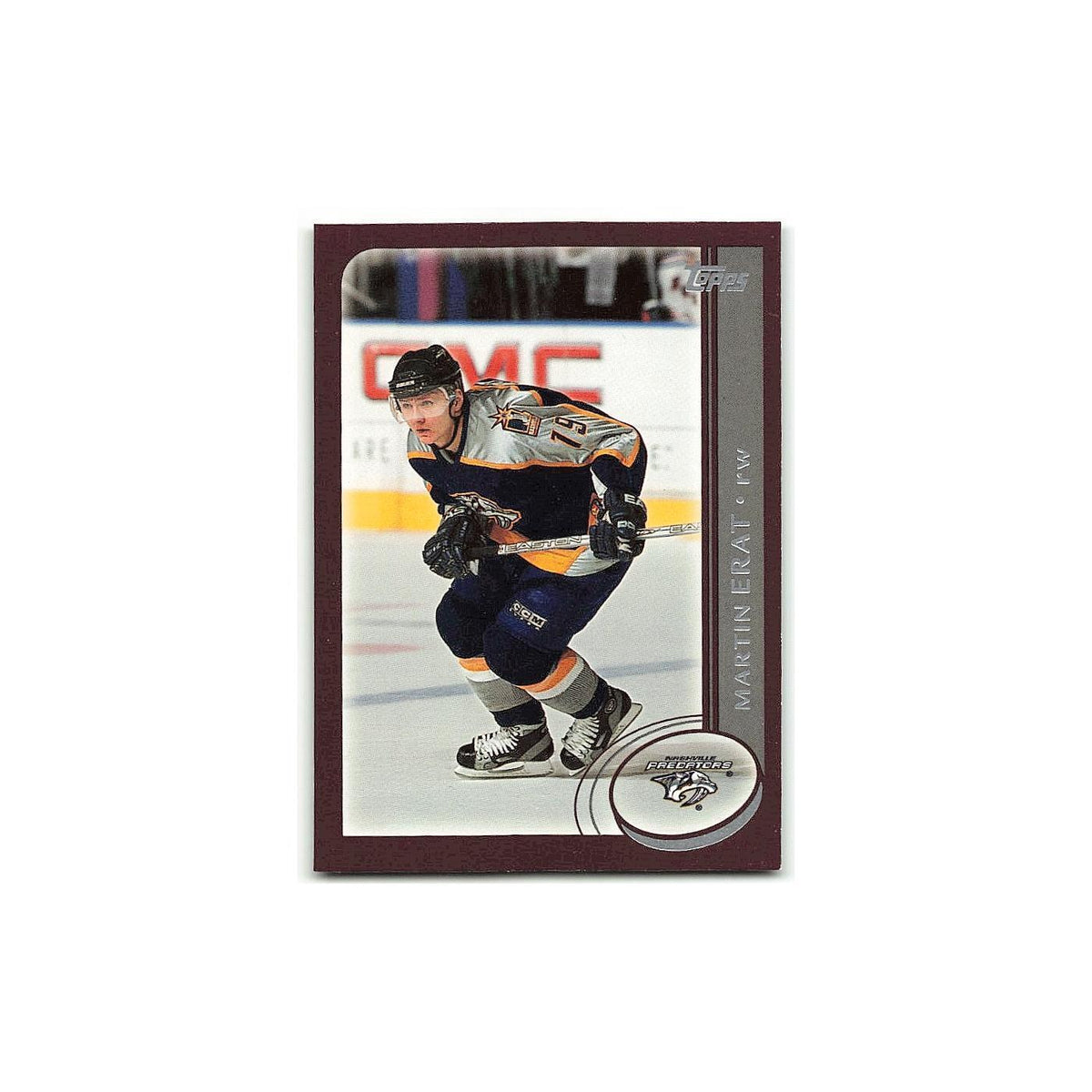 Martin Erat 2002 Topps #236 Nashville Predators Hockey Card NM
