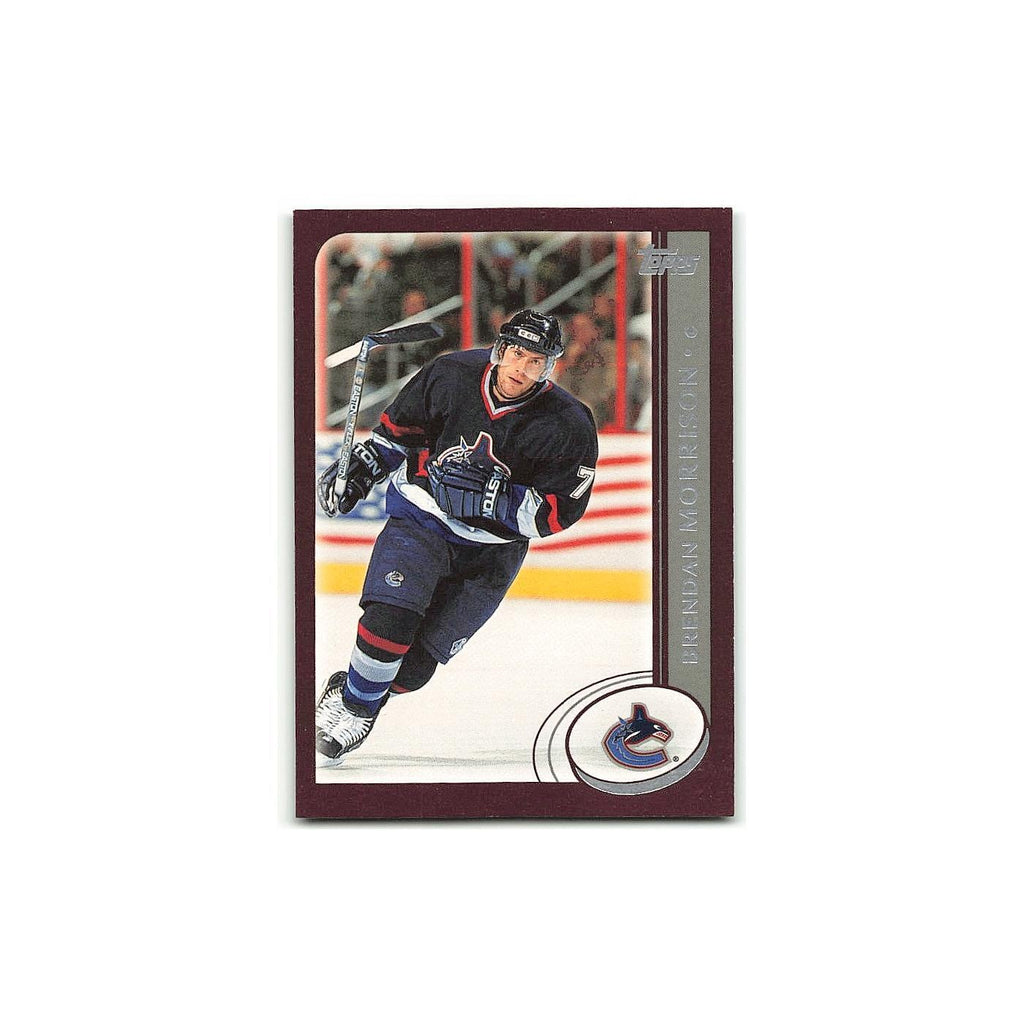 Brendan Morrison 2002 Topps #149 Vancouver Canucks Hockey Card NM