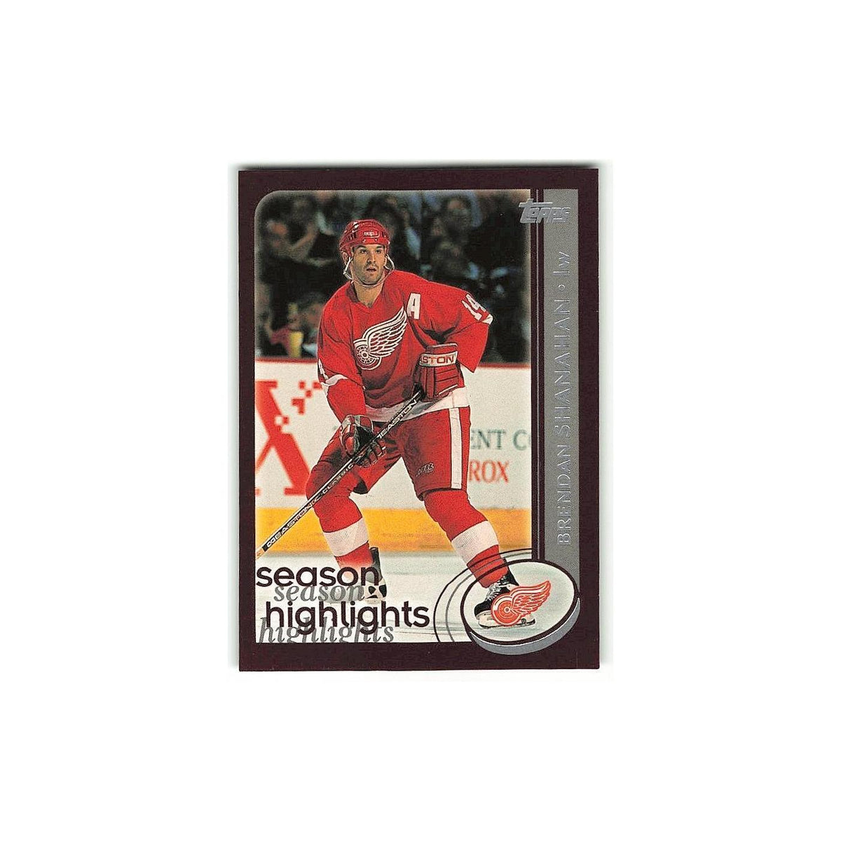 Brendan Shanahan 2002 Topps #316 Detroit Red Wings Hockey Card NM