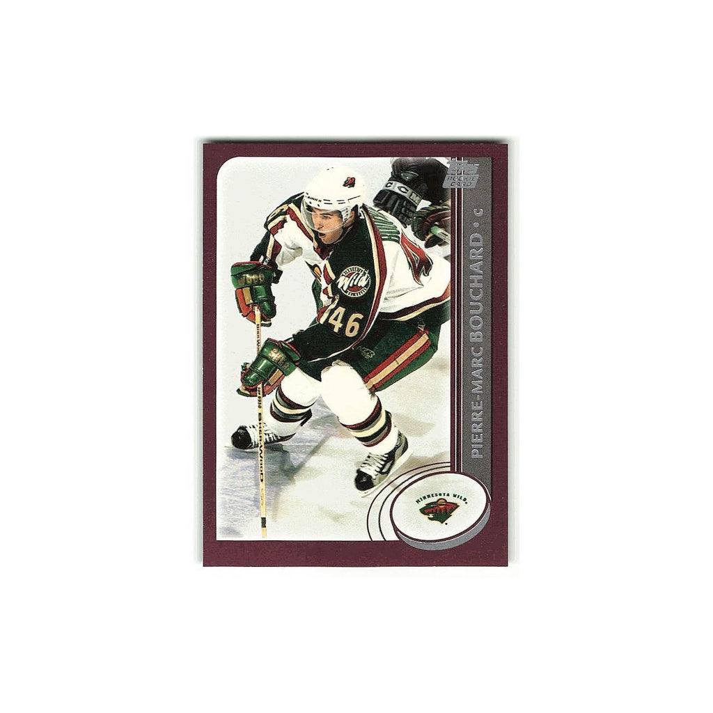 Pierre-Marc Bouchard Rookie 2002 Topps #332 Minnesota Wild Hockey Card NM