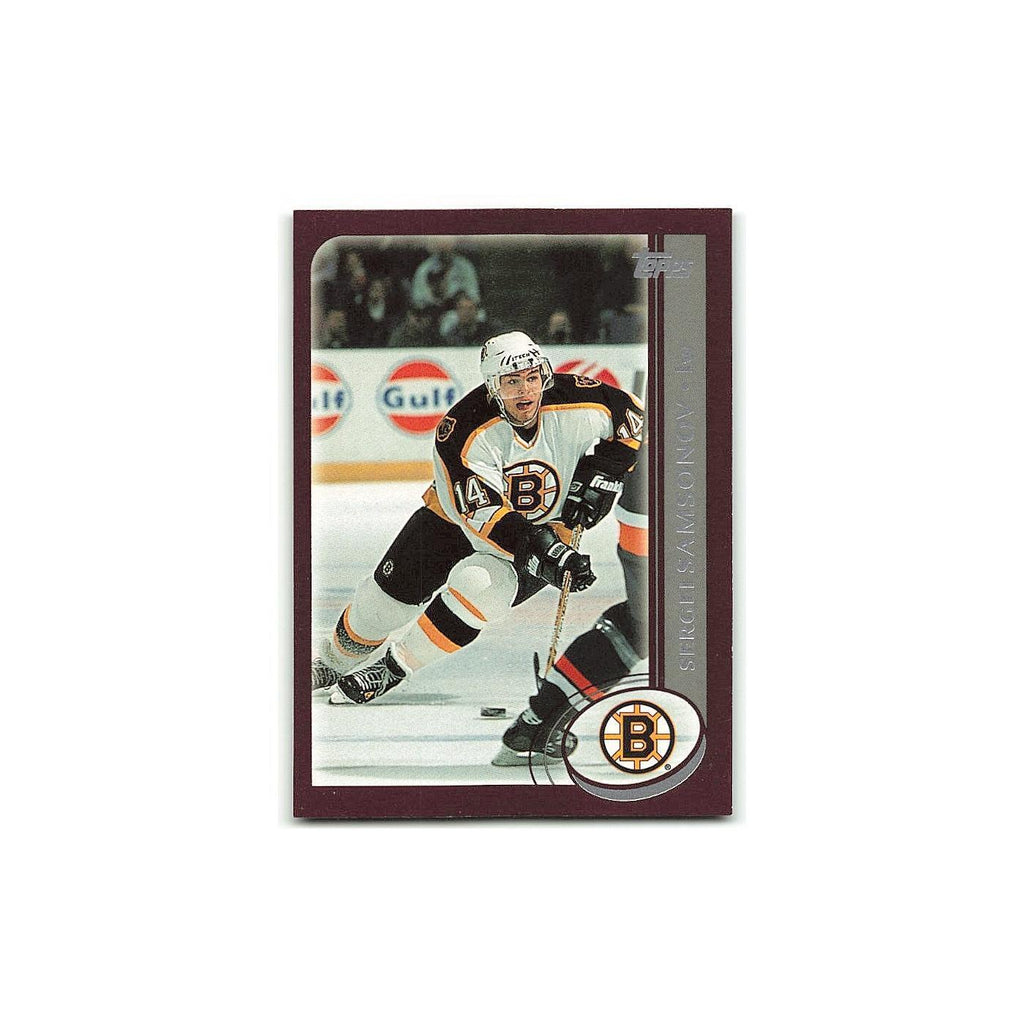 Sergei Samsonov 2002 Topps #134 Boston Bruins Hockey Card NM