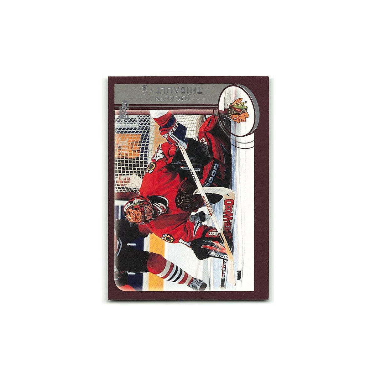 Jocelyn Thibault 2002 Topps #222 Chicago Blackhawks Hockey Card NM