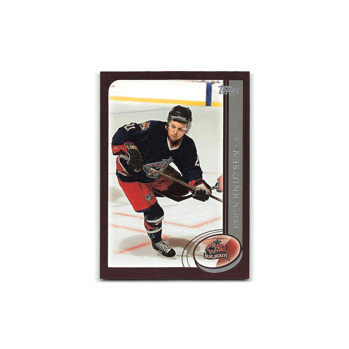 Espen Knutsen 2002 Topps #175 Columbus Blue Jackets Hockey Card NM
