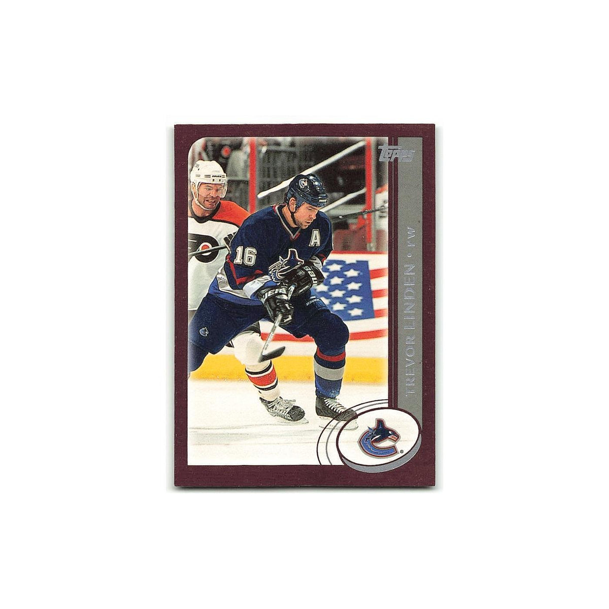 Trevor Linden 2002 Topps #180 Vancouver Canucks Hockey Card NM