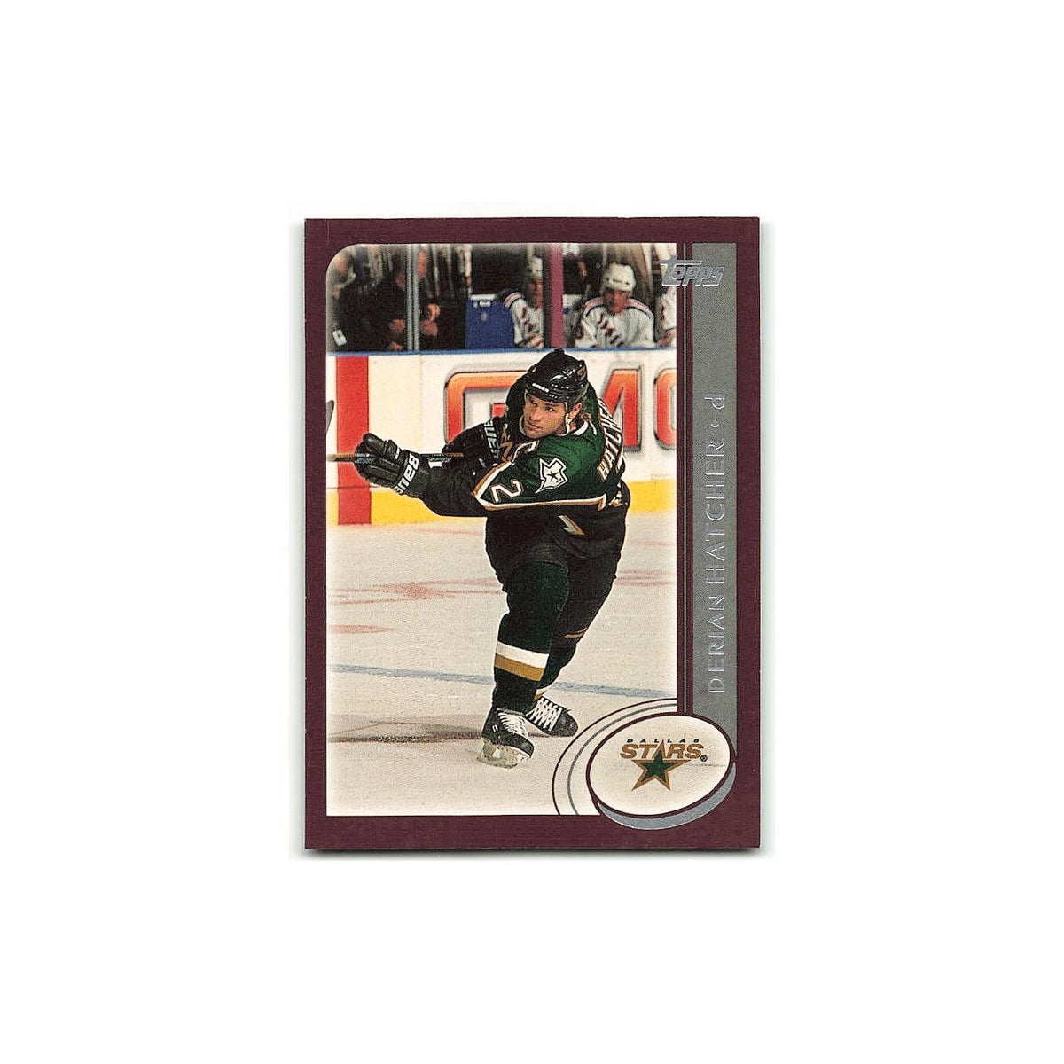 Derian Hatcher 2002 Topps #220 Dallas Stars Hockey Card NM