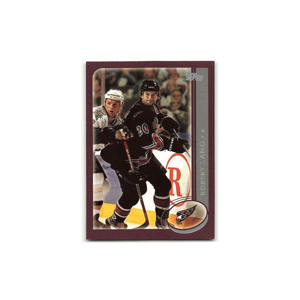 Robert Lang 2002 Topps #182 Pittsburgh Penguins Hockey Card NM