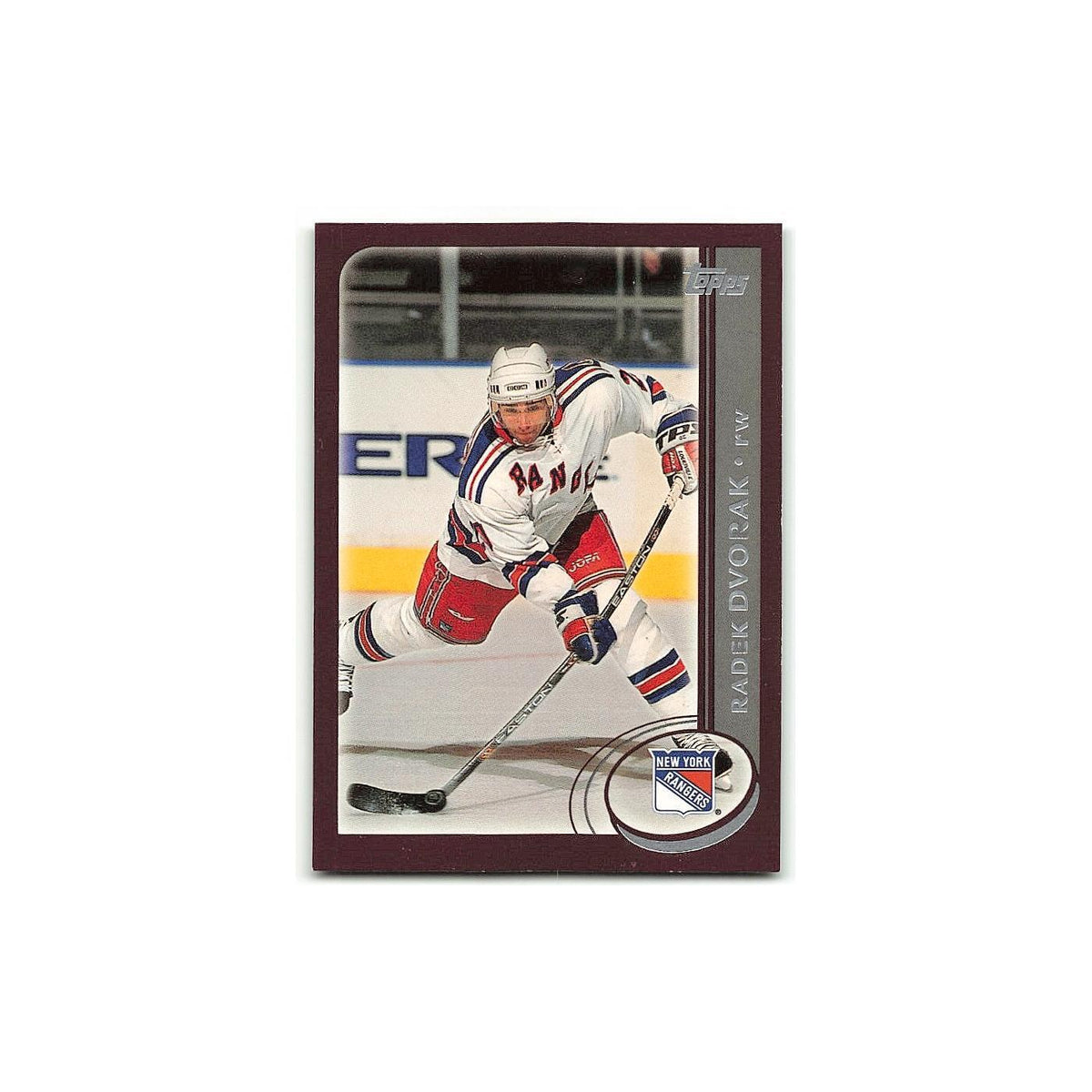 Radek Dvorak 2002 Topps #178 New York Rangers Hockey Card NM