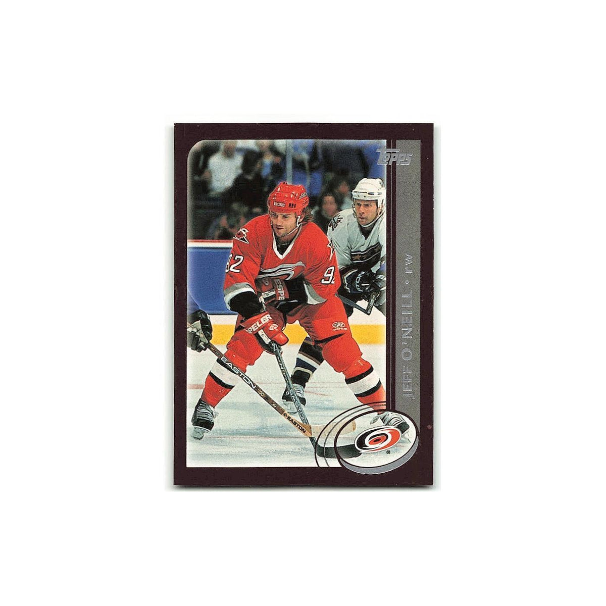 Jeff O'Neill 2002 Topps #258 Carolina Hurricanes Hockey Card NM