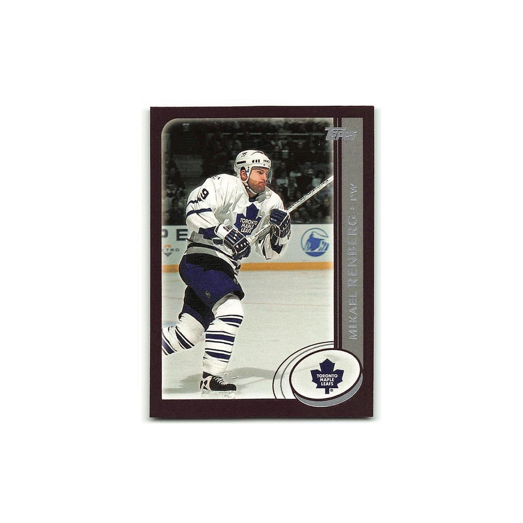 Mikael Renberg 2002 Topps #192 Toronto Maple Leafs Hockey Card NM
