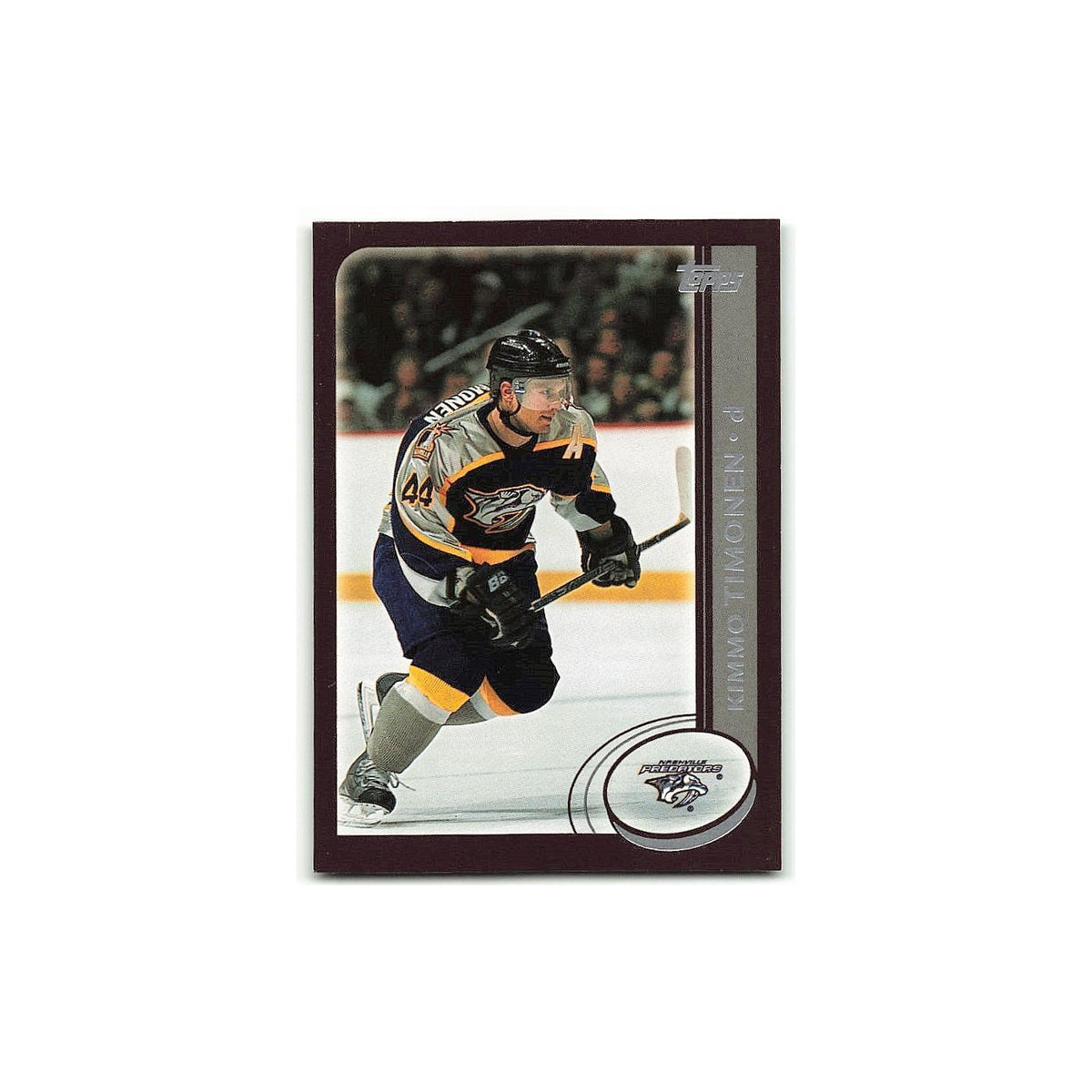 Kimmo Timonen 2002 Topps #252 Nashville Predators Hockey Card NM