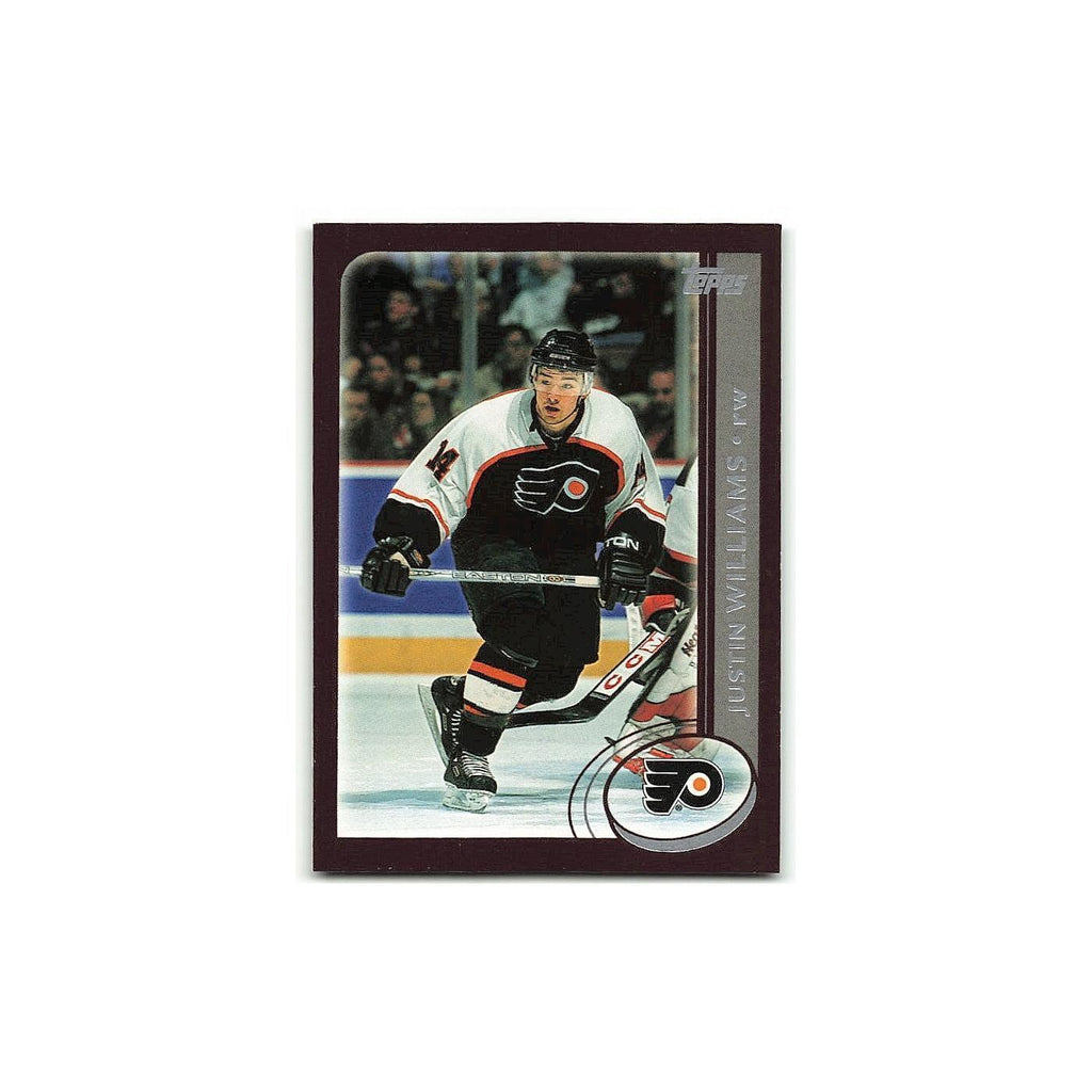 Justin Williams 2002 Topps #184 Philadelphia Flyers Hockey Card NM